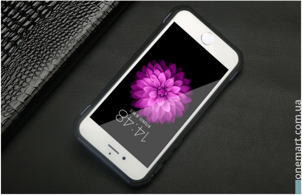 Захищений мілітарі чохол USLION для iPhone 6/6S (хакі, пластик)