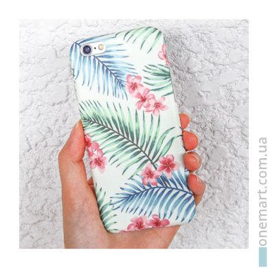 Чехол "Тропическое лето" для iPhone 6/6S (разноцветный, пластик)