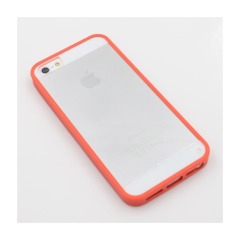 Чехол-бампер для iPhone 5/5S/5SE (красный, пластик)