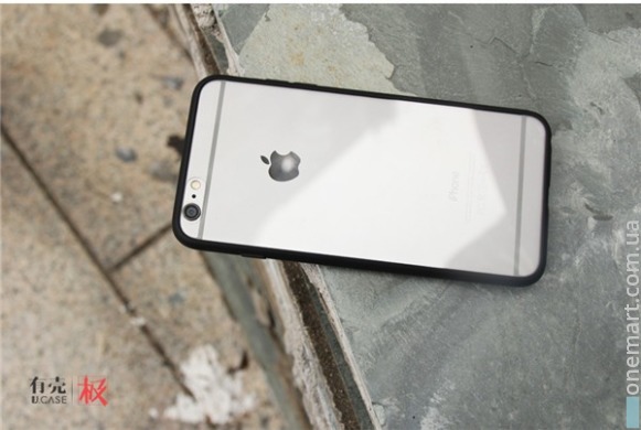 Ультратонкий захисний чохол U.CASE для iPhone 6 Plus/6S Plus (чорний, пластик)