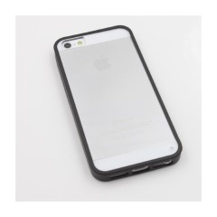 Чехол-бампер для iPhone 5/5S/5SE (чёрный, пластик)