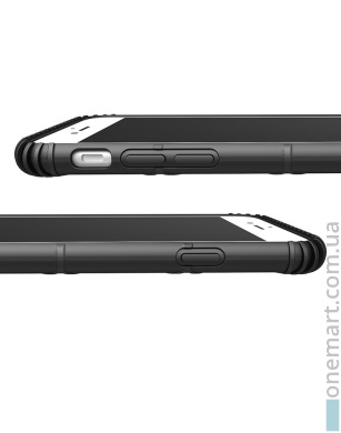 Протиударний захисний чохол для iPhone 6 Plus/6S Plus (чорний, силікон)