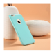 Защитный чехол с отвертием под лого для iPhone 6/6S (голубой, силикон)