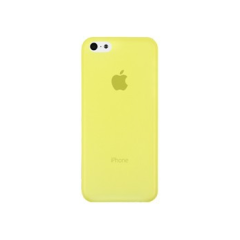Защитный чехол с отверстиями под кнопки для iPhone 5/5S/5SE (жёлтый, пластик)
