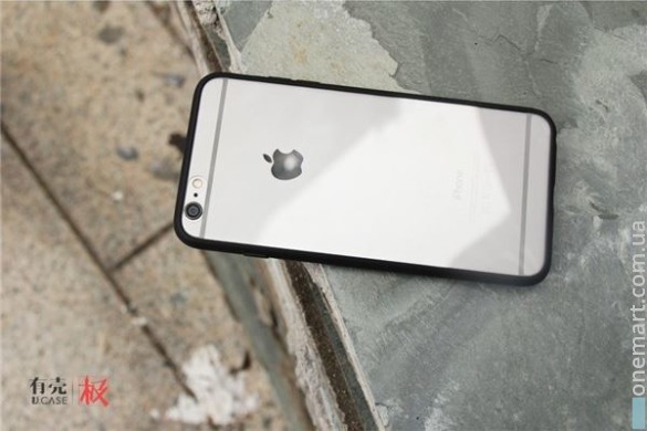 Ультратонкий захисний чохол U.CASE для iPhone 6/6S (чорний, пластик)