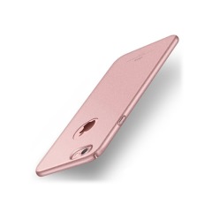 Преміальний ультратонкий захисний чохол MSVII з матовим напиленням для iPhone 7 (рожевий, пластик)